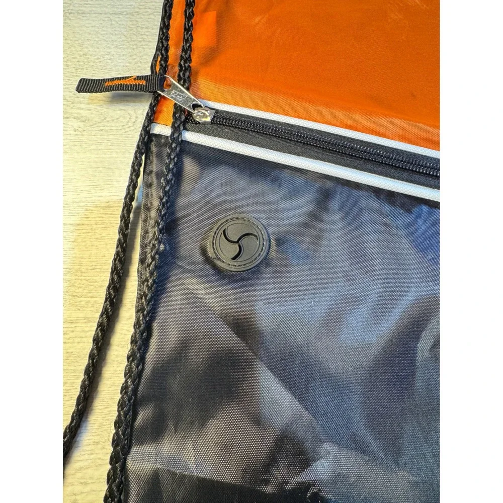 Harley Davidson Key West Florida Drawstring Backpack and Logo Pouch Set Black